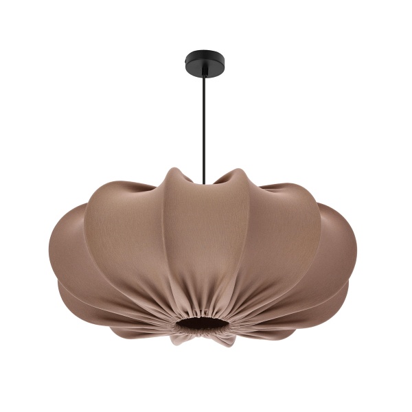 Cafee' Lampa Wisz¹Ca 52Cm Czarny 1X40W E27 Aba¿Ur Mokka Candellux