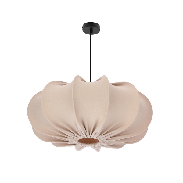 Cafee' Lampa Wisz¹Ca 52Cm Czarny 1X40W E27 Aba¿Ur Frappe Candellux