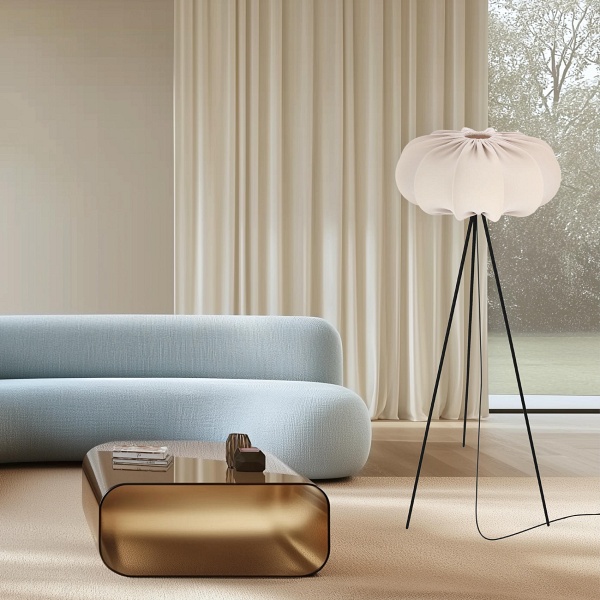 Cafee' Lampa Pod³Ogowa Czarny 1X40W E27 Aba¿Ur 52/23 Frappe Candellux