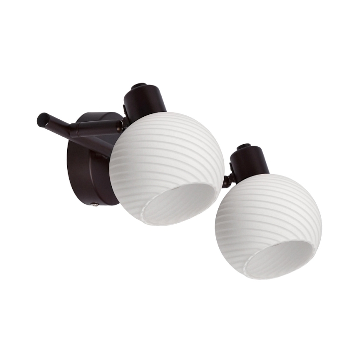 Lampa sufitowa Grano czekoladowa biała 2x40w - Candellux