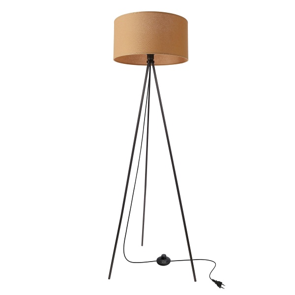 Lampa podłogowa Vanti czarna brzoskwiniowy 1x40w - Candellux