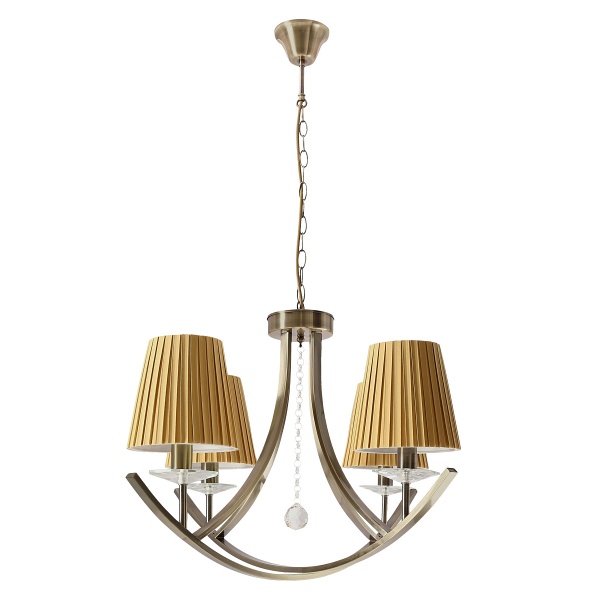 Lampa wisząca Vitoria patynowa miodowe vintage styl rustykalny 4x40w - Candellux