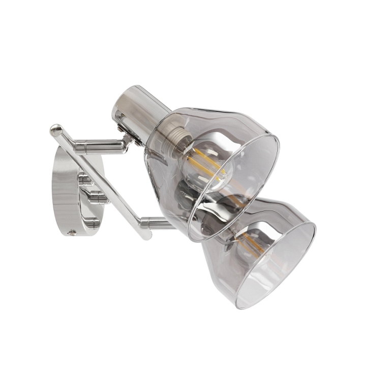 Lampa sufitowa Grazia chromowa dymiona 2x40w - Candellux