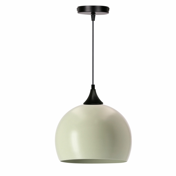 Lampa wisząca Ponte czarna z oliwkowym salonu 1x40w - Candellux