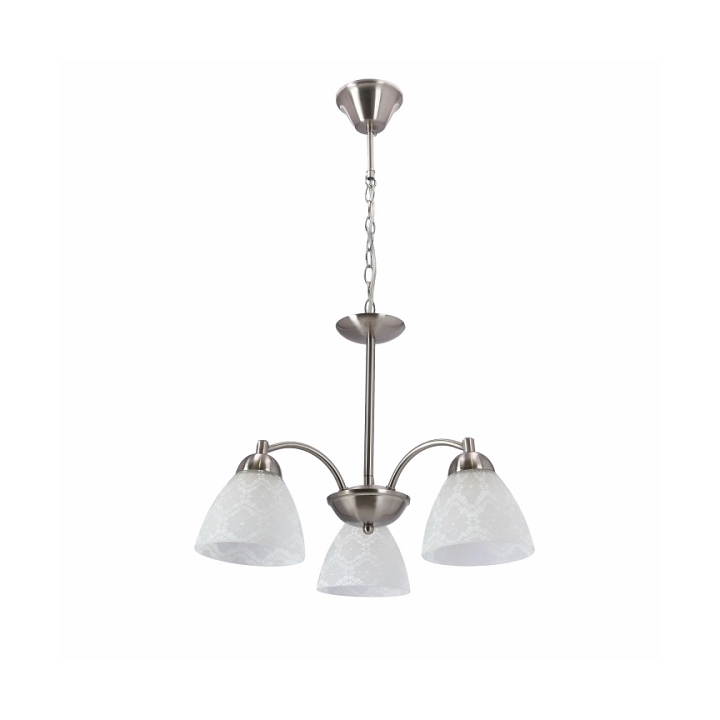 Lampa wisząca Cavallo srebrna 3x60w - Candellux