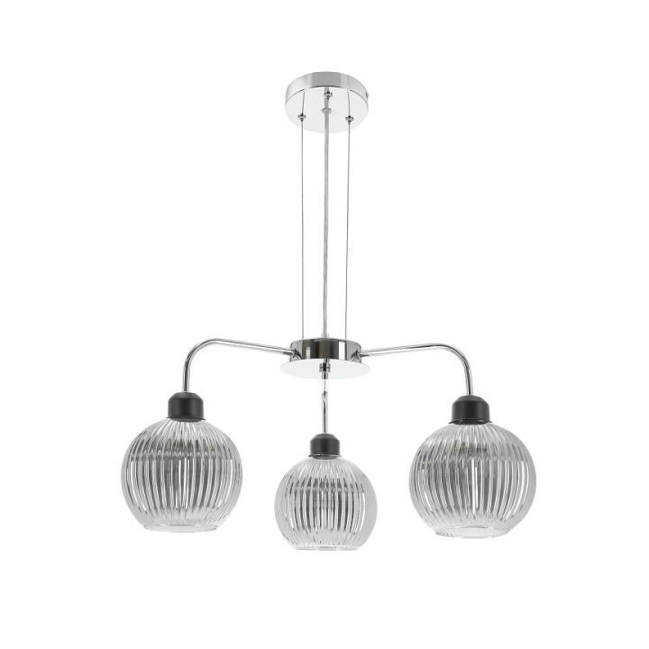 Lampa wisząca Verton chromowa chromowa 3x40w - Candellux