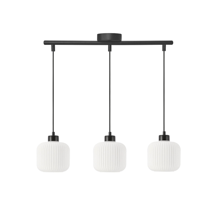 Lampa wisząca Estilo czarna biała 3x40w - Candellux