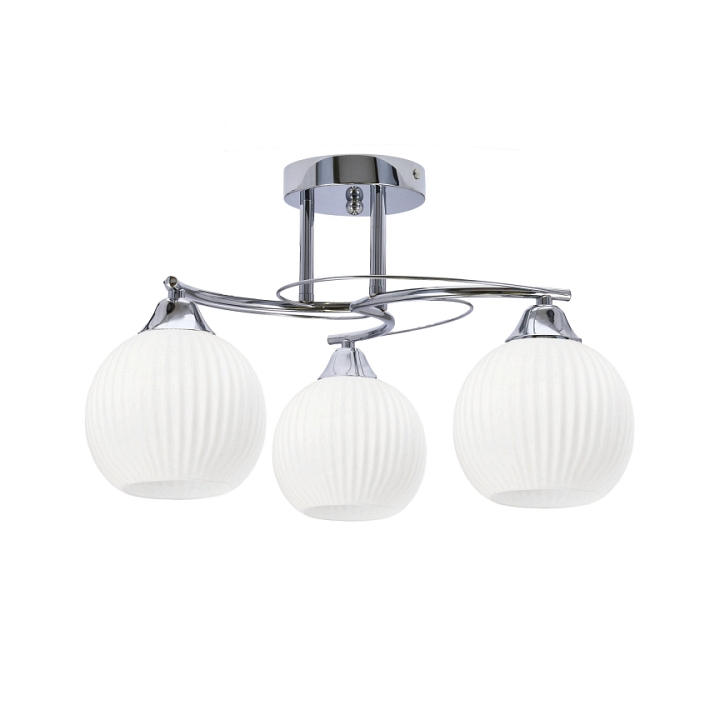 Lampa sufitowa Velore chromowa biała 3x40w - Candellux