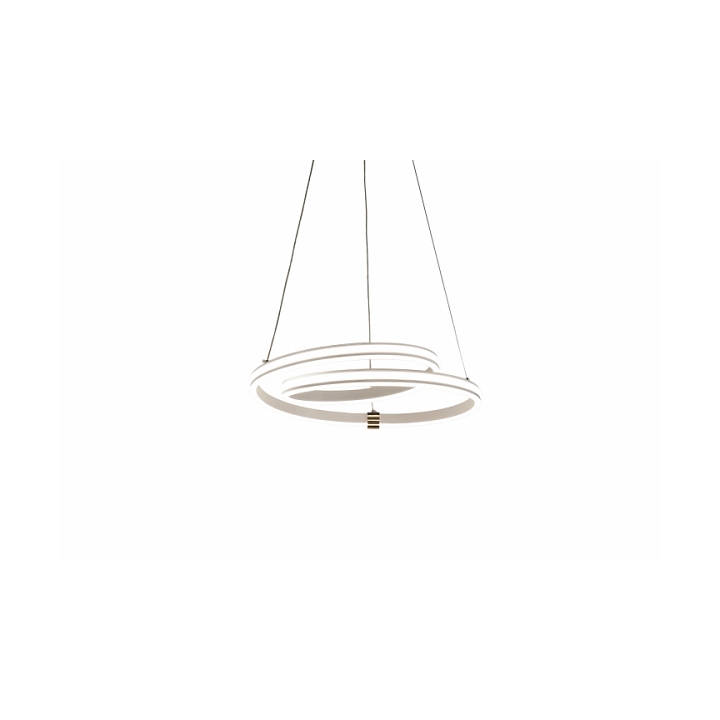 Lampa wisząca Santa 3000 złota maskownica biała 32w - Candellux