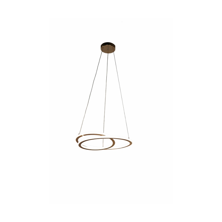 Lampa wisząca Eden 3000 złota osłonka biała 32w - Candellux