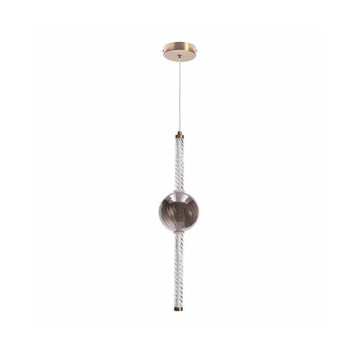 Lampa wisząca Kelly złota dymiona 8w - Candellux