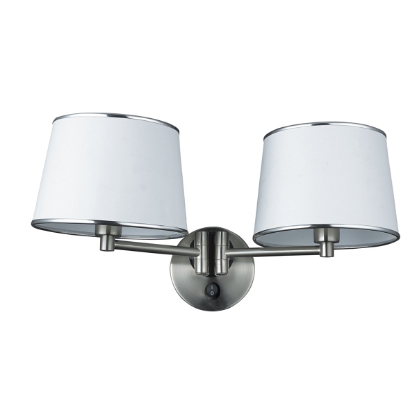 Ibis Lampa Kinkiet 2X40W E14 Satyna Candellux