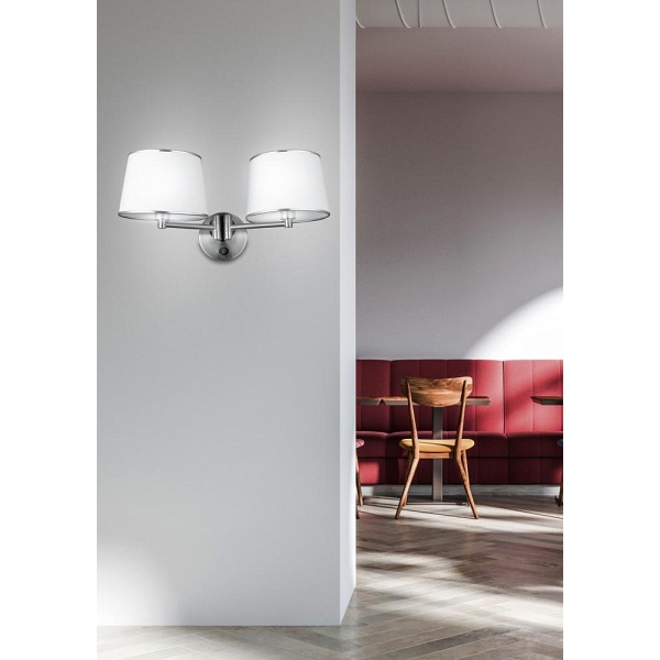 Ibis Lampa Kinkiet 2X40W E14 Satyna Candellux