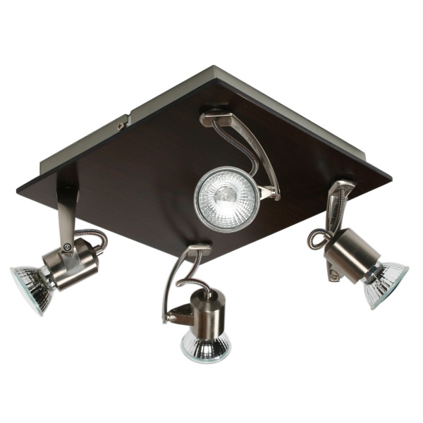 L&H Dukat 4X50W Gu10 Drewno Candellux