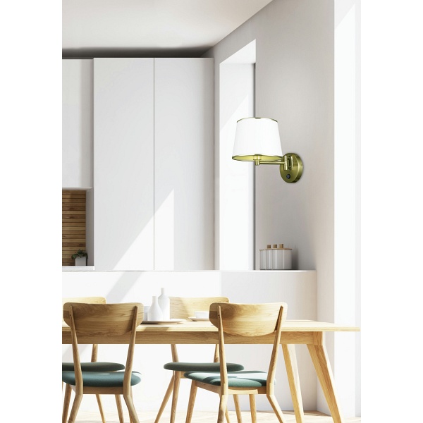 Ibis Lampa Kinkiet 1X40W E14 Patyna Candellux