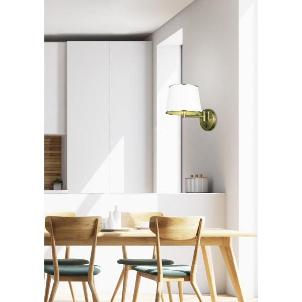 Ibis Lampa Kinkiet 1X40W E14 Patyna Candellux