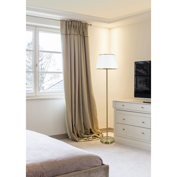 Ibis Lampa Podłogowa 1X60W E27 Patyna Candellux