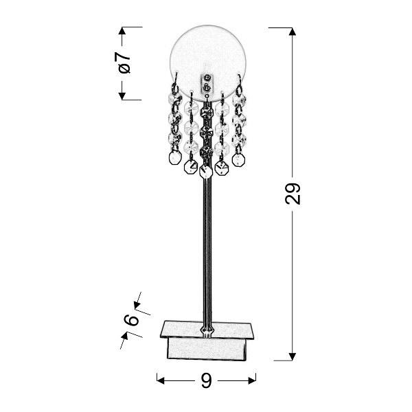 Luxor Lampa 1*20W G4 Nikiel Mat Candellux