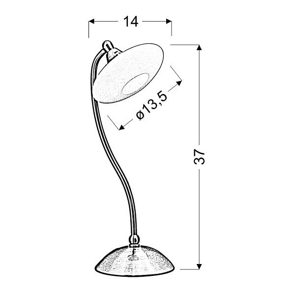 Elisa Lampa 1X40W G9 Satyna-Nikiel+Białe Szkło Promocja Candellux