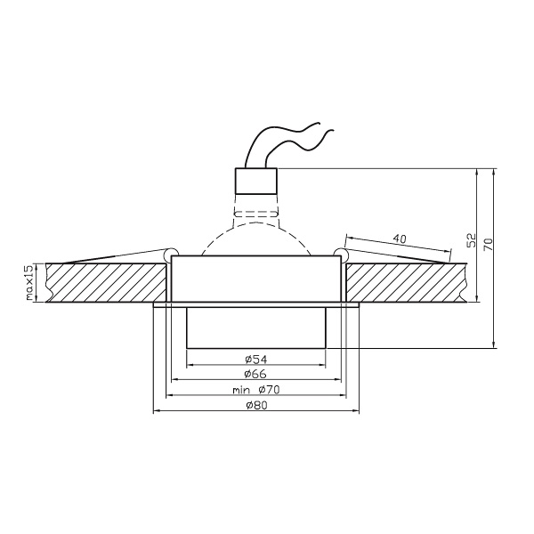 Sc-01 Sns/Al Mr16 Sat Nikiel Opr. Strop. Stała Aluminium Candellux