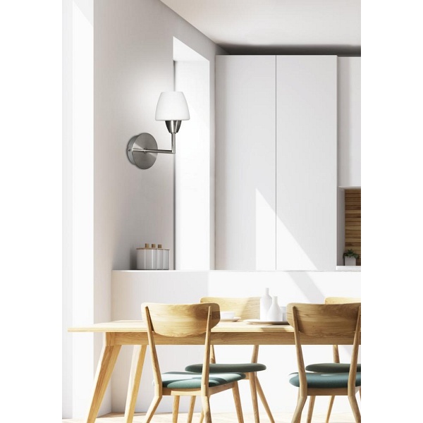 Togo Lampa Kinkiet 1X40W G9 Nikiel Mat Promocja Candellux