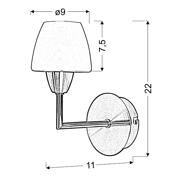 Togo Lampa Kinkiet 1X40W G9 Nikiel Mat Promocja Candellux