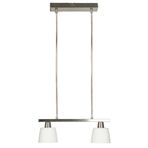 Hybryda Zwis 2X40W E14 Nikiel Mat Promocja Candellux