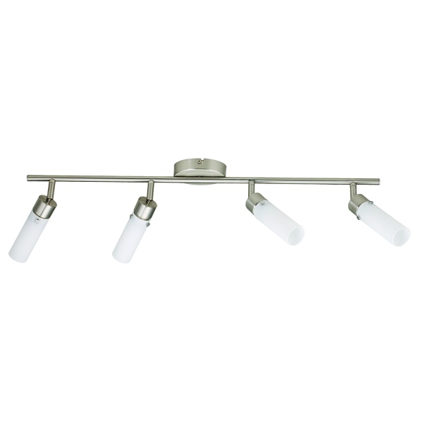 Lampa Concordia Listwa 4X9W E14 Energo Nikiel Mat Candellux