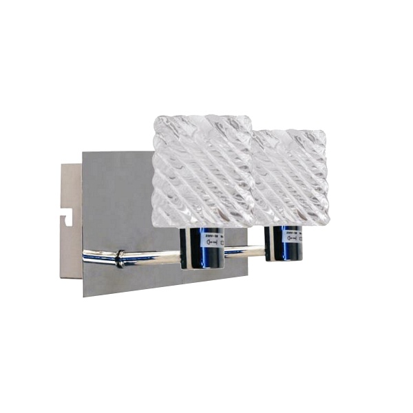 Tosca Kinkiet 2X40W G9 Chrom+Kryształ Candellux