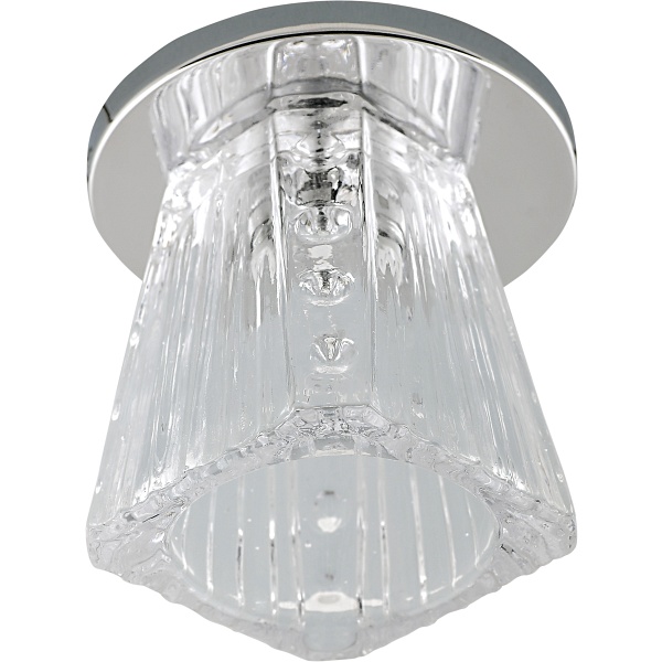 Sk-58 Ch/Wh G4 Opr.strop.stała Kryształ 20W G4 Ostrosłup Kwadratowy Candellux