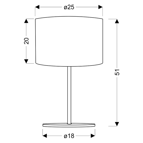 Arkas Lampa 1X60W E27 Candellux