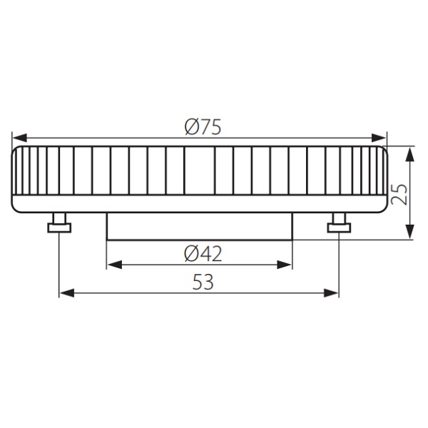 Świetlówka Kompaktowa Energooszczędna 9W Gx53 Candellux