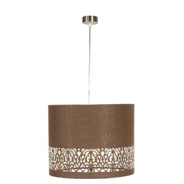 Arabesca Lampa Wisząca 33X33X24 1X60W E27 Brąz (Abażur 77-19274 Z Zawiesiem 85-10608) Candellux