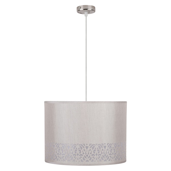 Arabesca Lampa Wisząca 33X33X24 1X60W E27 Kremowy (Abażur 77-19441 Z Zawiesiem 85-10608) Candellux