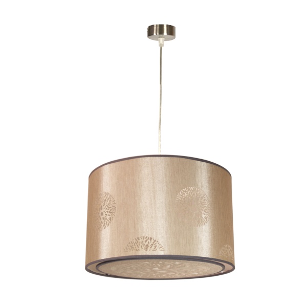 Perla Lampa Wisząca 40X40X25 1X60W E27 Beż (Linka 85-10608) Candellux