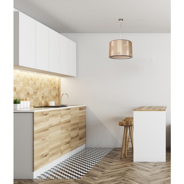 Perla Lampa Wisząca 40X40X25 1X60W E27 Beż (Linka 85-10608) Candellux