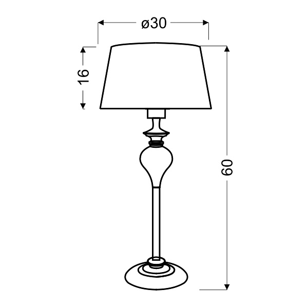 Gillenia Lampa Gabinetowa 60Cm 1X60W E27 Candellux