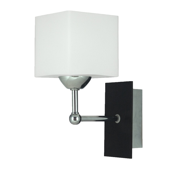Cubetto Lampa Kinkiet 1X60 E27 Drewno+Chrom Candellux