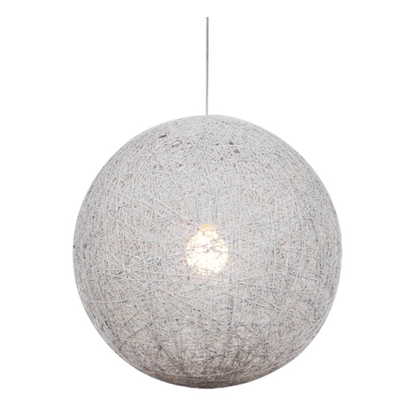 Caruba Lampa Wisząca 1X60W E27 Biały 50 Candellux