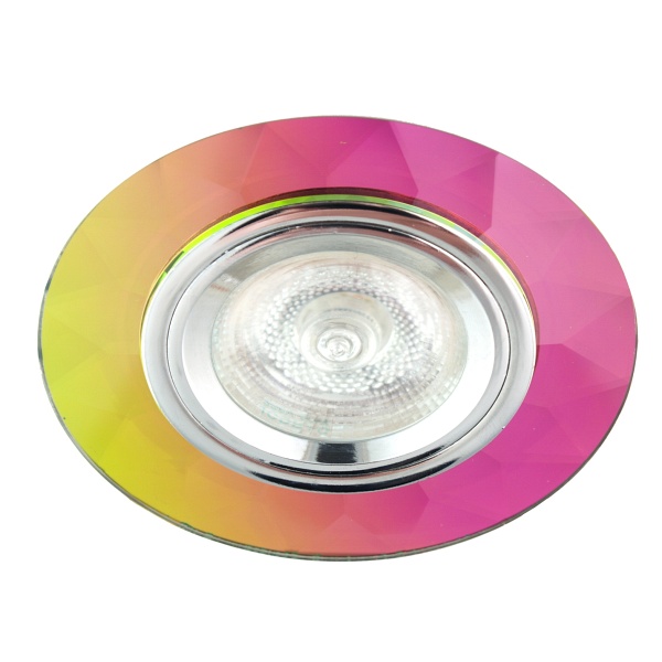 Ss-11 Ch/Mix Mr16 Chrom Opr. Strop. Stała Okrągła Szkło Mix Color Candellux