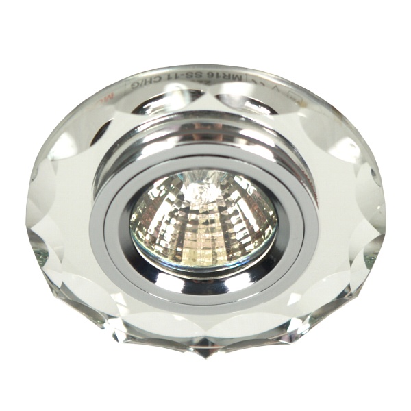 Ss-12 Ch/Wh Mr16 Chrom Opr. Strop. Stała Okrągła Szkło Bezbarwne Candellux