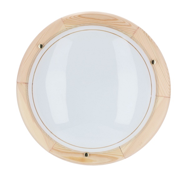 1030 Lampa Sufitowa Plafon40 Drewno Standard 2X60W E27 Sosna Candellux