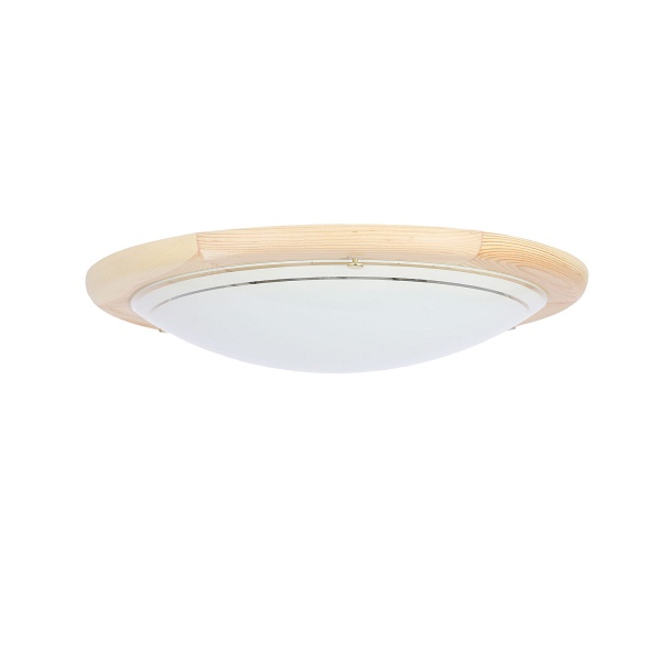 1030 Lampa Sufitowa Plafon40 Drewno Standard 2X60W E27 Sosna Candellux