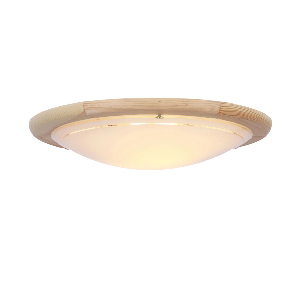 1030 Lampa Sufitowa Plafon40 Drewno Standard 2X60W E27 Sosna Candellux