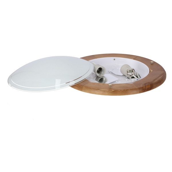 1030 Lampa Sufitowa Plafon40 Drewno Standard 2X60W E27 Dąb Candellux