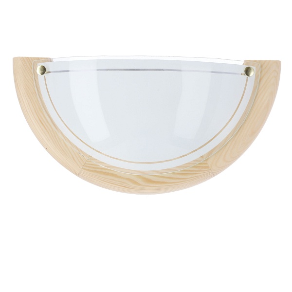 1030 Lampa Sufitowa Plafon1/2 Drewno Standard 1X60W E27 Sosna Candellux