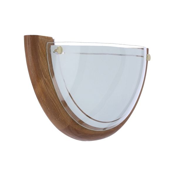 1030 Lampa Sufitowa Plafon1/2 Drewno Standard 1X60W E27 Dąb Candellux