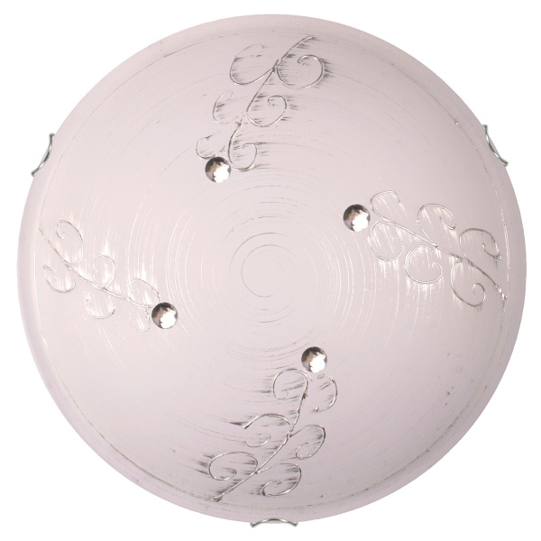 Lampa Asme Plafon 30 1X60W E27 Srebrny Candellux