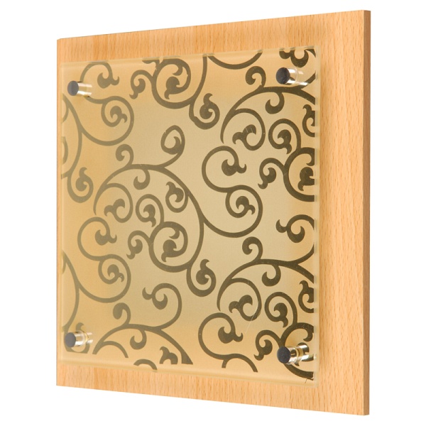 Planta Plafon 24X24 1X60W E27 Esy Chocolate Candellux