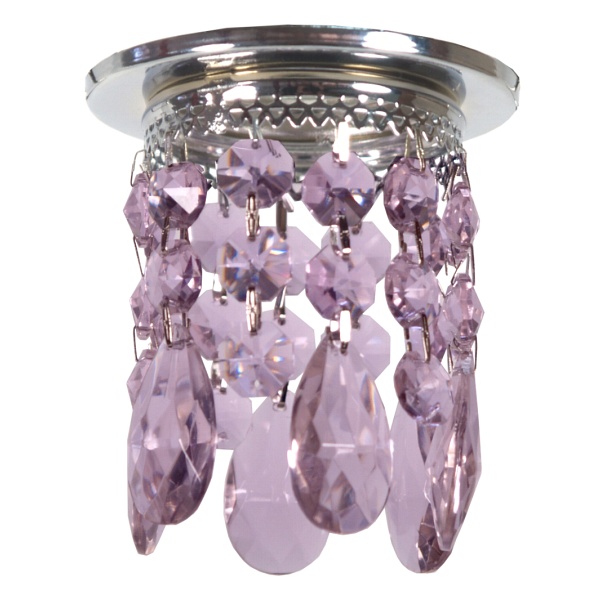 Sk-64 Ch/Pu Mr16 Chrom Opr. Strop. Dekoracyjna Transparentna Fiolet Mr16 50W Candellux